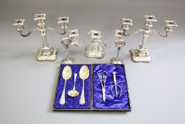 A Collection of Silver Plate