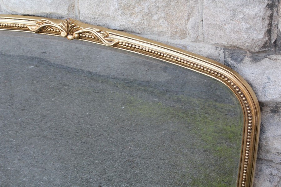 A Large Bevelled Overmantel Mirror - Image 2 of 3