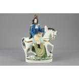 Antique Staffordshire Flat Back Figure