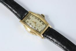 A Lady's White Bulova Vintage Cocktail Wrist Watch