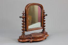 A Mahogany Apprentice Piece Vanity Mirror