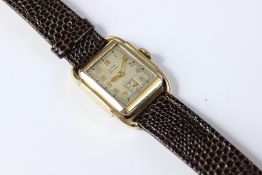 A Gent's Gold-plated Elgin Wrist Watch