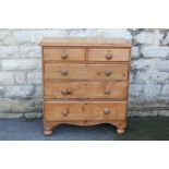 A Pine Chest of Drawers