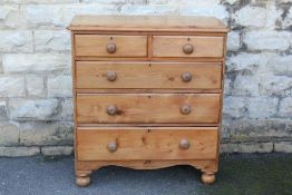 A Pine Chest of Drawers