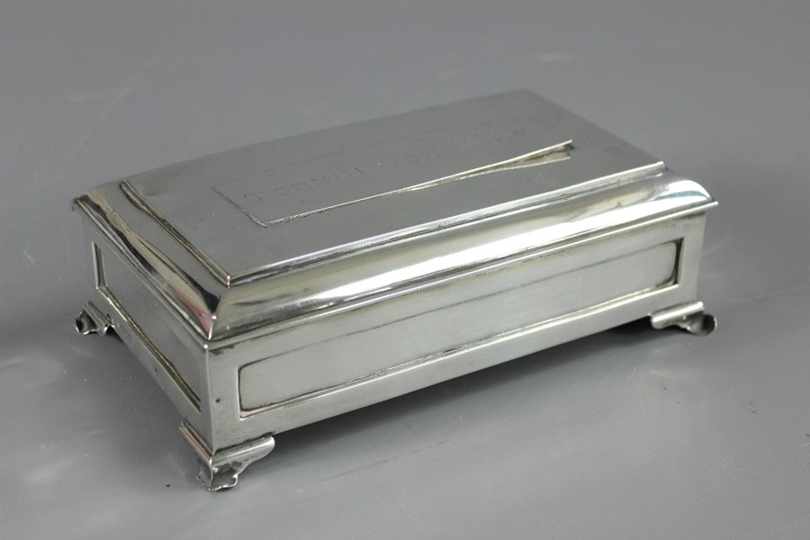A Silver Cigarette Box