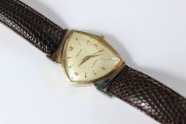 A Vintage Gent's Gold-plated Hamilton Electric Wrist Watch-pacer