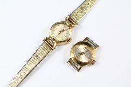 A Lady's Gold Plated Tudor Cocktail Wrist Watch