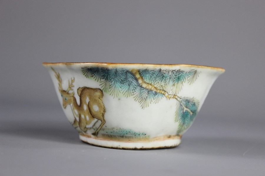 An Antique Chinese Tongi Lotus Bowl - Image 2 of 6