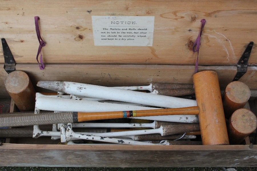 An Antique Croquet Set - Image 2 of 2