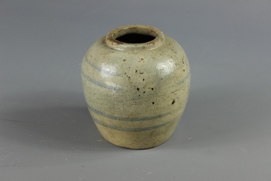 Antique Chinese Celadon Glazed Vase - Image 2 of 3