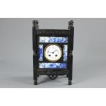 An Early 20th Century Ebonized Clock