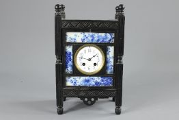 An Early 20th Century Ebonized Clock