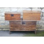 Antique Oak Coffer