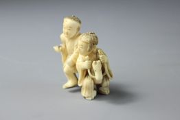 A 19th Century Japanese Ivory Netsuke