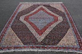 Antique Persian Qashqai Wool Carpet