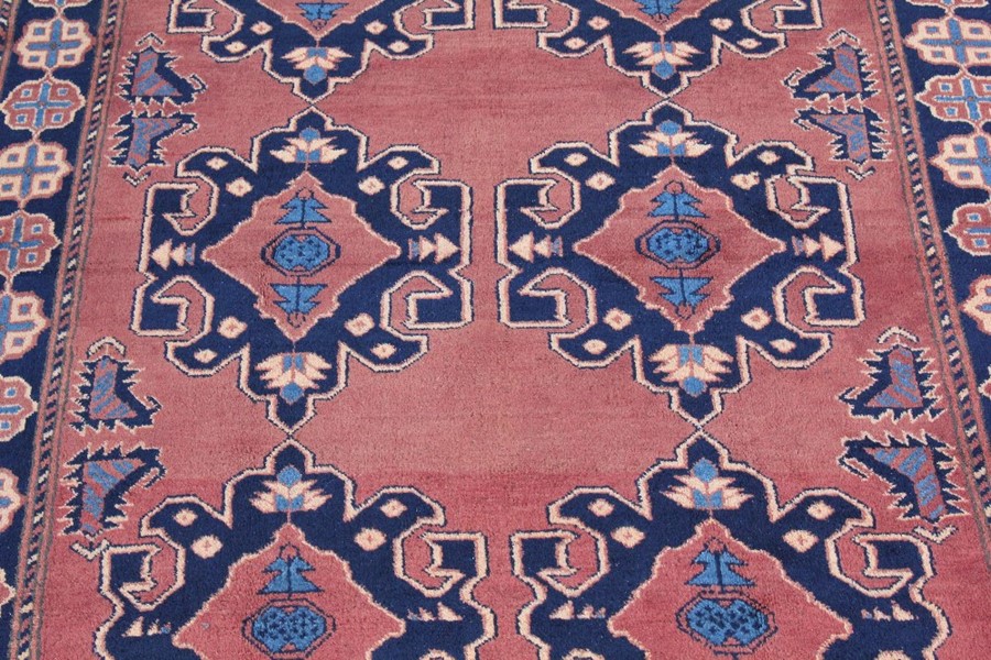 An Afghan Wool Carpet - Image 3 of 3