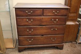 A Georgian Oak Chest of Drawers