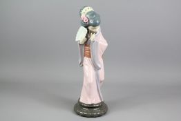 Lladro Figurine of a Japanese Geisha