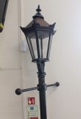 A Metal Garden Lamp