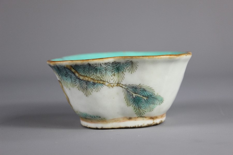 An Antique Chinese Tongi Lotus Bowl - Image 3 of 6
