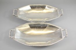 A Pair of Silver Plated Mappin & Webb Serving Dishes