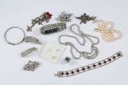 Miscellaneous Diamante Costume Jewellery