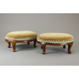 A Pair of Victorian Footstools