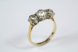 Antique 18ct White Gold, Platinum and Diamond Ring