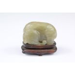 Antique Chinese Jade Carving of an Elephant