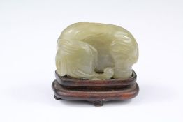 Antique Chinese Jade Carving of an Elephant