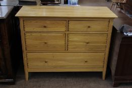 A Wills & Gambier Light Oak Chest of Drawers