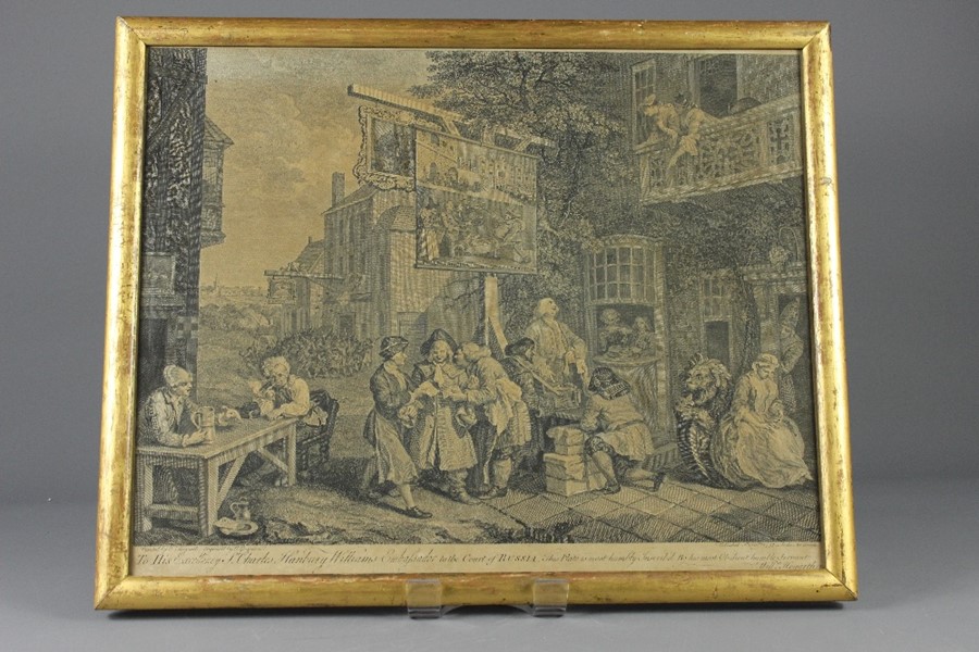 Charles Grignon (1717-1810) Engraving after William Hogarth - Image 3 of 4