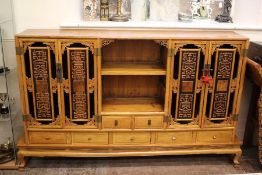 A Chinese Hardwood Sideboard