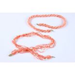 Two Coral Necklaces