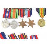 A Group of WWII Medals