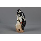 Goebel Porcelain Greater Spotted Woodpecker Figure