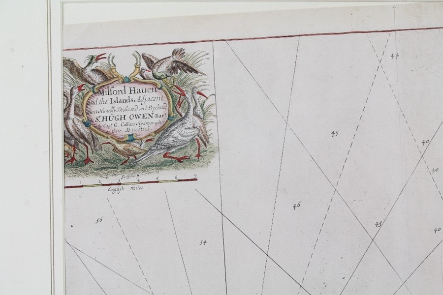 Nautical Coastal Chart - Captain Greenvile Collins Engravings - Image 2 of 6