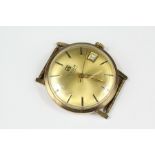 A Gentleman's Vintage 9 ct Tissot Visodate Wrist Watch
