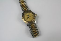 A Lady's Tag Heuer Bi-metal Wrist Watch