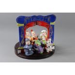 A Bronte Extinguishers Limited Edition Porcelain Punch and Judy Theatre
