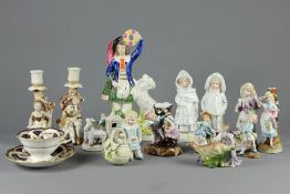 A Collection of Miscellaneous Porcelain Figures