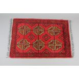 An Afghan Tribal Prayer Rug