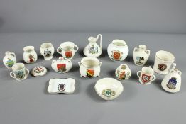 A Quantity of Goss Crested Ware