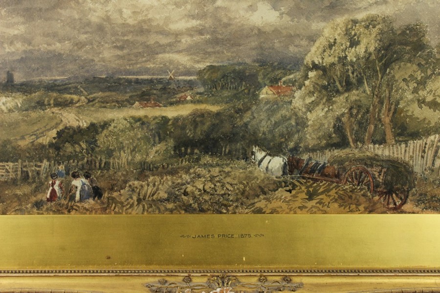 James Price (British act. 1841-1895 Watercolour - Image 3 of 3