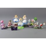 Walt Disney Porcelain 'Alice in Wonderland' Characters