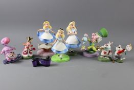 Walt Disney Porcelain 'Alice in Wonderland' Characters