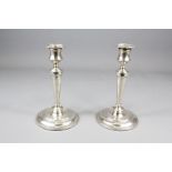 Edward VII Silver Candlesticks