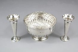 A Silver Rose Bowl