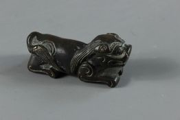 Antique Chinese Bronze Foo Dog