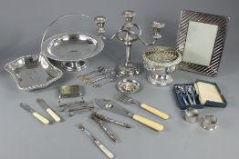 A Large Quantity of Silver Plate